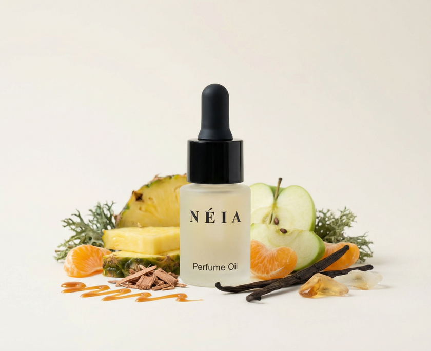 NEIA Sexy Vanilla Layering Kit — the 30ml Extrait de Parfum with the 15ml perfume oil